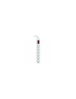 Metra - 6 Outlet Power Strip 4ft UL, Home Office