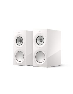 KEF - R3 Meta Bookshelf Loudspeaker Gloss White PAIR