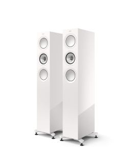 KEF - R5 Meta Floorstanding Loudspeaker Gloss White EACH