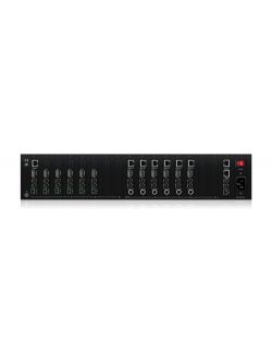 BLUSTREAM - 6x6 HDBaseT AV Matrix - IR, PoH (PoE), Simultanious HDMI Outputs